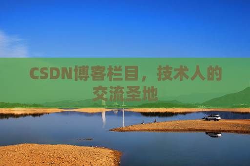 CSDN博客栏目，技术人的交流圣地